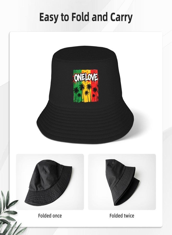 Giinly Love Bucket Hat for Women Men Summer Sun Cap Fashion Outdoor Fisherman Hat - Image 2